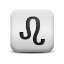 Leo sign glyph symbol